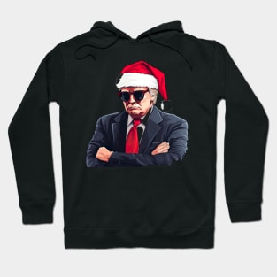 Trump as gangsta santa Hoodie